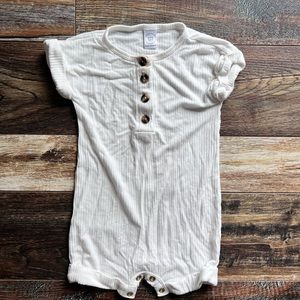 Lou Lou 12-24 Month White Romper
